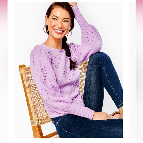 Lilly Pulitzer Kippa heart sweater - Picture 2 of 14